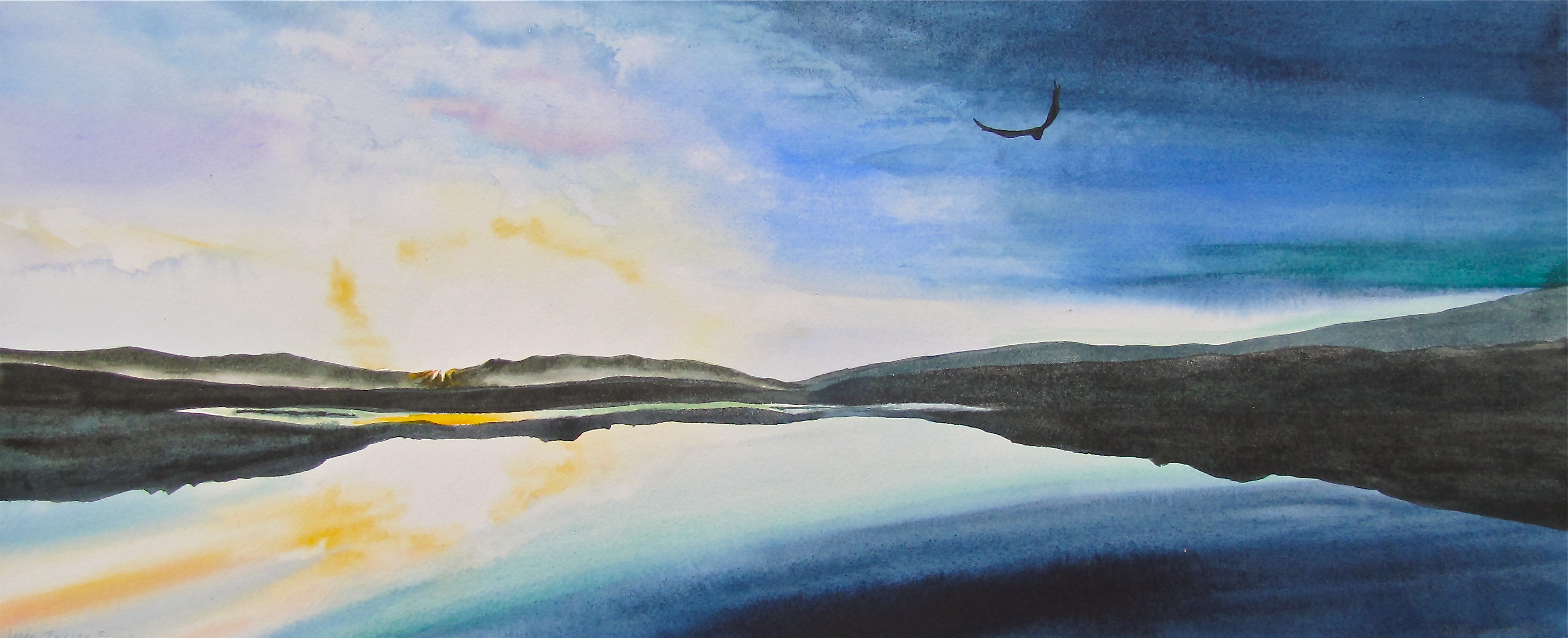 Riley's Indigo Sunrise